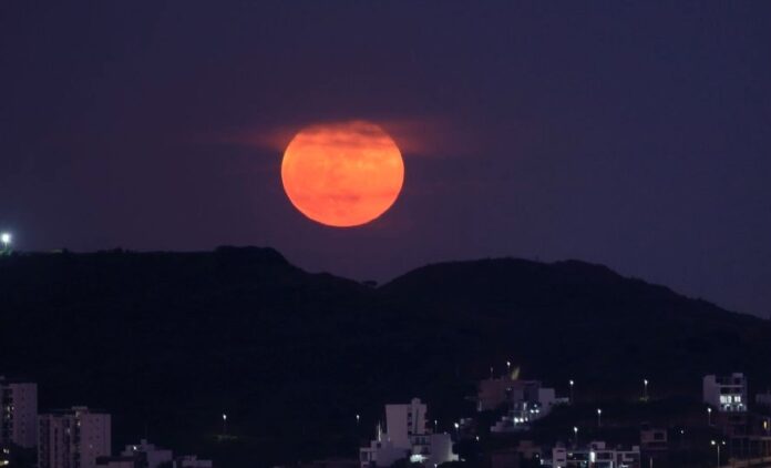 Luna de sangre Luna roja