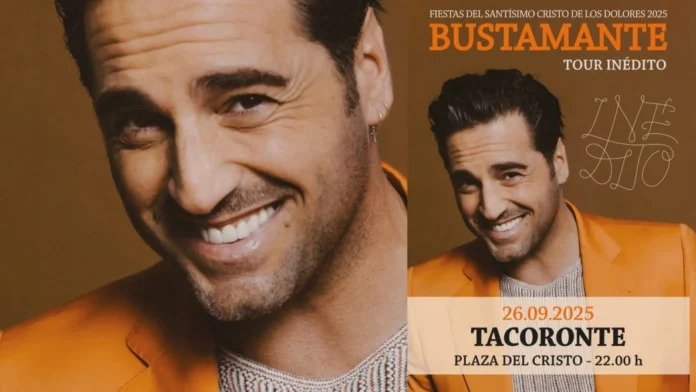 David Bustamante en Tacoronte el 26 de Septiembre