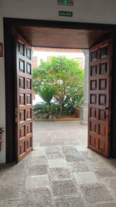 Restos de columnas casa del obispo Tenerife