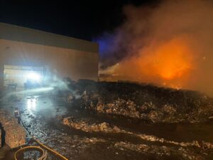 Incendio planta de residuos