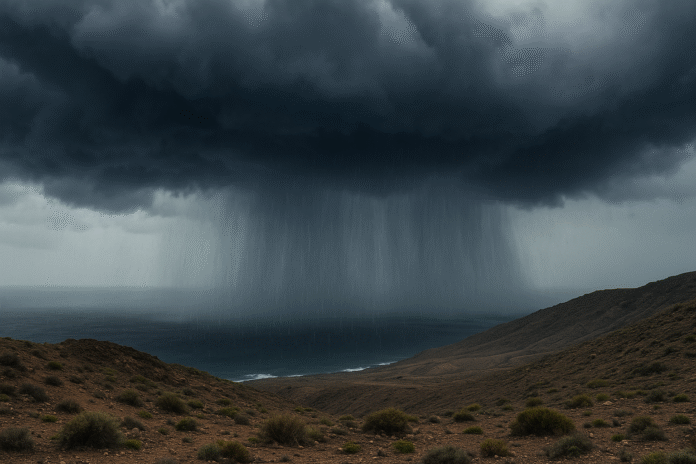 tormentas en canarias