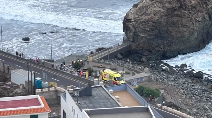 Golpe de mar en Tenerife