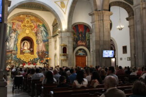 Ofrenda a la virgen