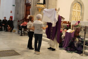 Ofrenda a la virgen