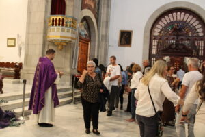 Ofrenda a la virgen