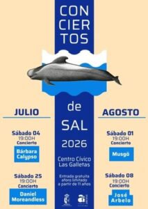 Cartel Conciertos de Sal